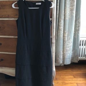 Calvin Klein grey sheath dress. Size 2